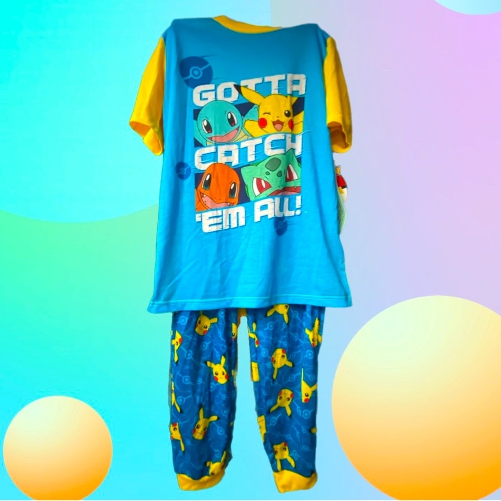 Kids Pokemon PJ Set NWT